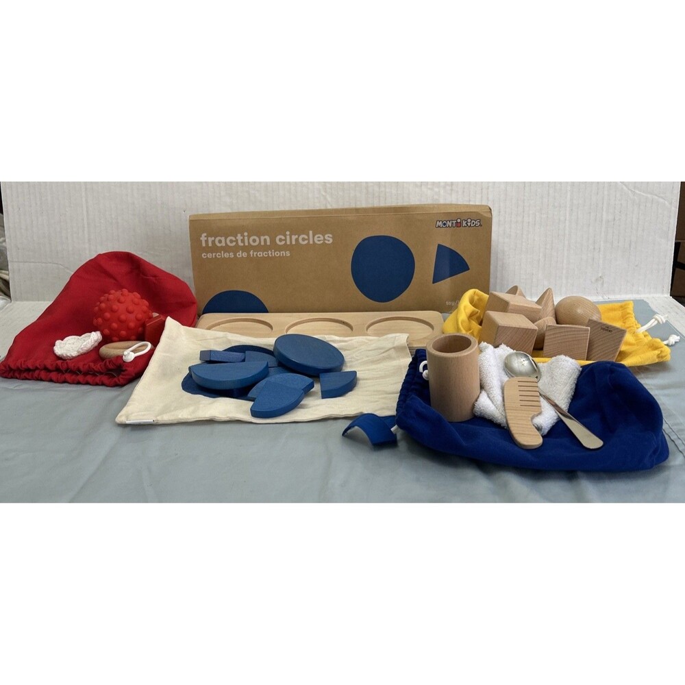 Monti Kids Multiple Components Development Learning Toys - AS SHOWN IN PICTURES